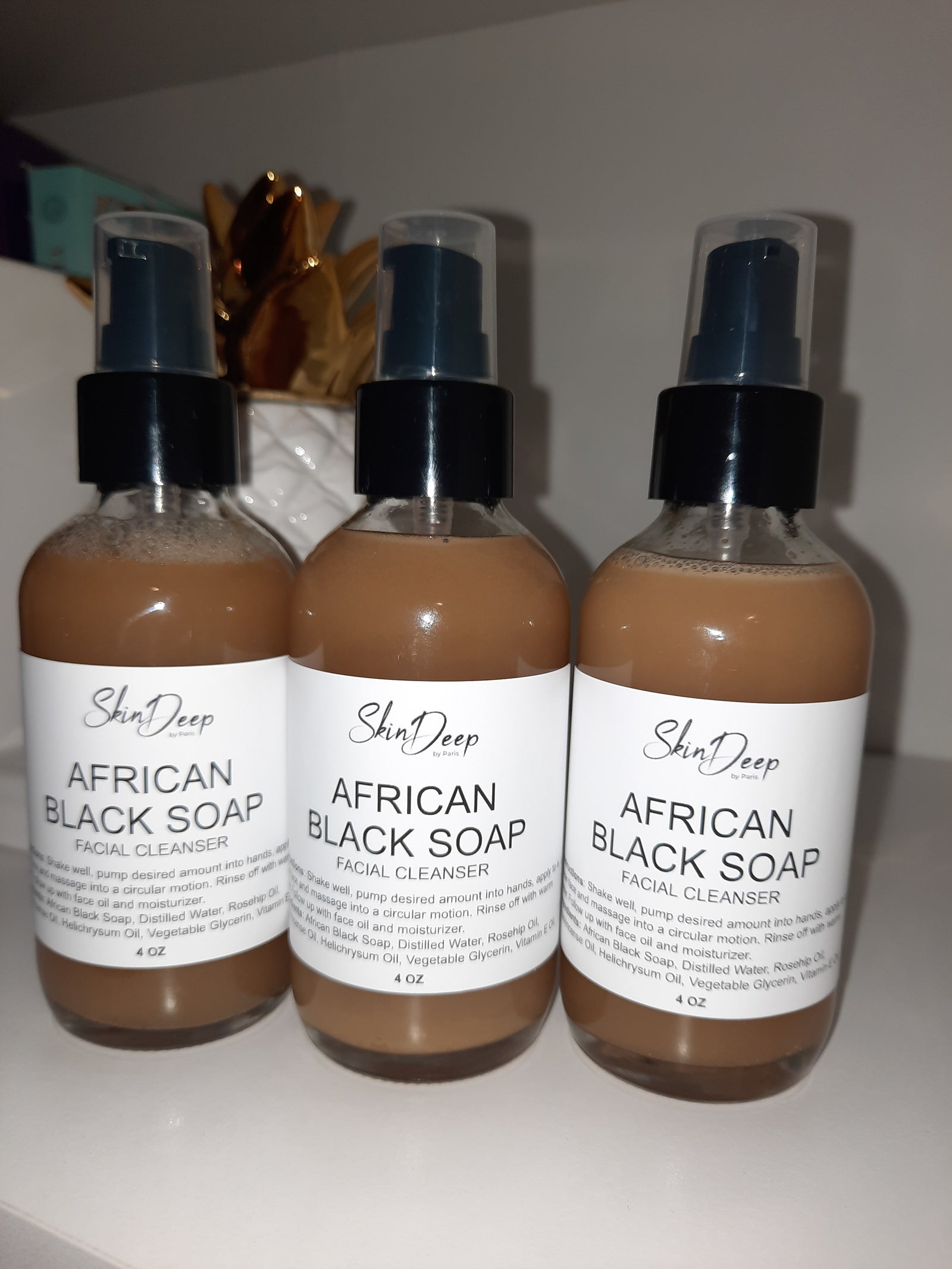AFRICAN BLACK SOAP FACIAL CLEANSER